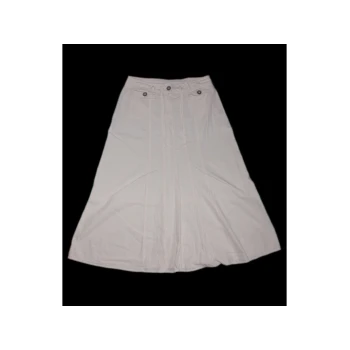 Женская белая юбка трапеция PAPAYA, L