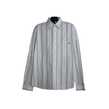 Мужская белая рубашка в полоску S.OLIVER, XL