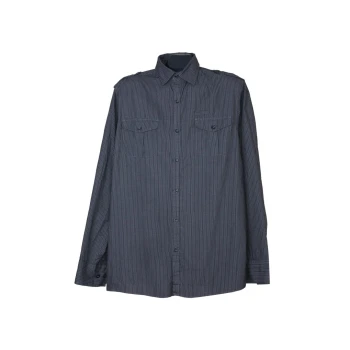 Мужская серая рубашка F&F, М 