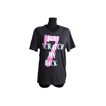 Женская серая футболка с прикольной надписью CELIO, L 