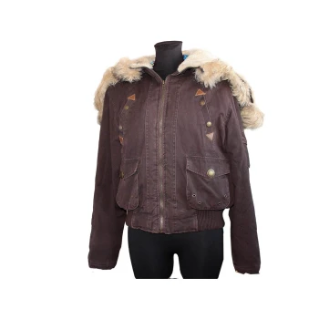 Женская зимняя коричневая куртка SO.FUNKY, XL