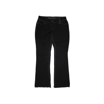 Женские черные вельветовые брюки NEXT Boot cut cord, М