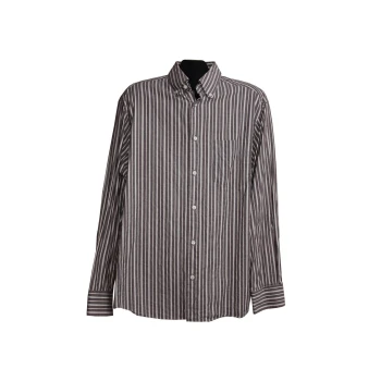 Мужская рубашка в полоску MARKS & SPENCER BLUE HARBOUR, L