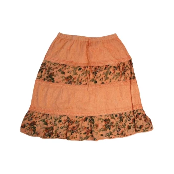 Женская модная оранжевая юбка, XL  