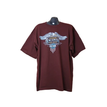Мужская бордовая футболка HARLEY-DAVIDSON, XL 