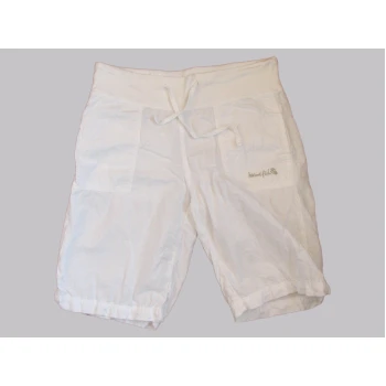 Женские белые льняные шорты WEIRD FISH, L