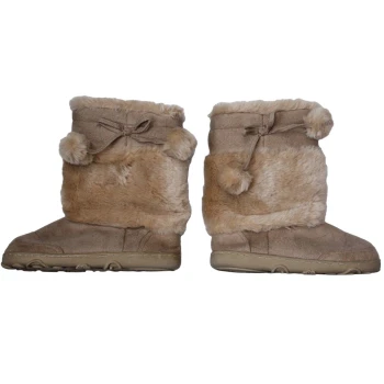 Детские меховые сапожки для девочки 3-5 лет