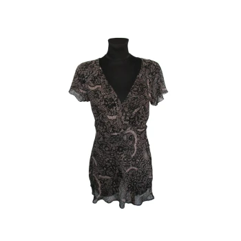 Женская коричневая кружевная туника PAPAYA, S