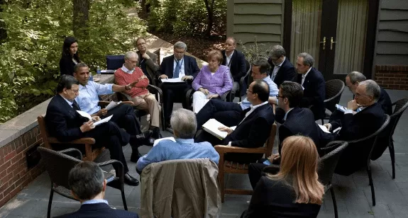 Мировые политики в резиденции Camp David