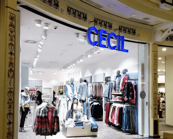 Розничная сеть бренда Cecil в Европе